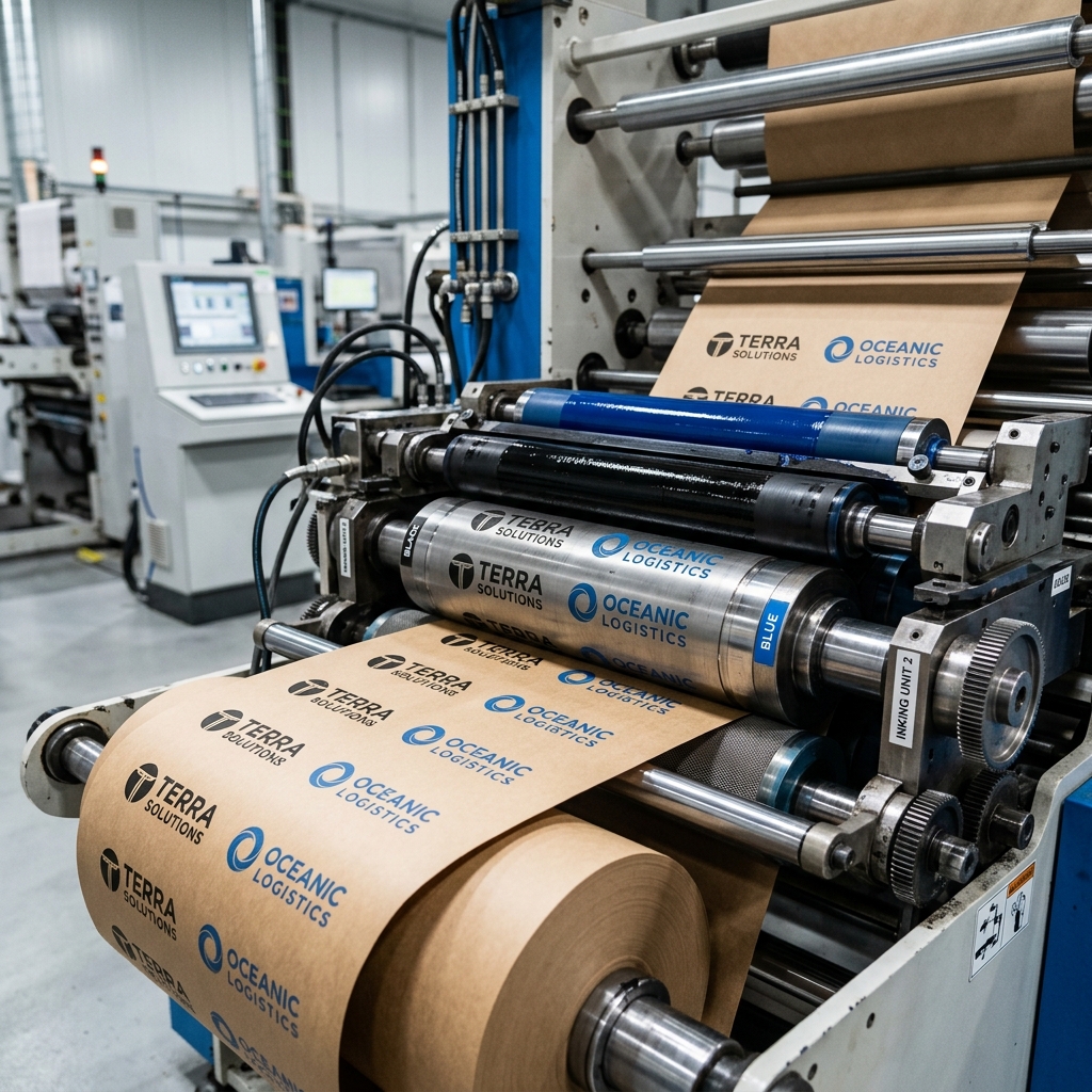 Flexographic Bag Logo Printing Press